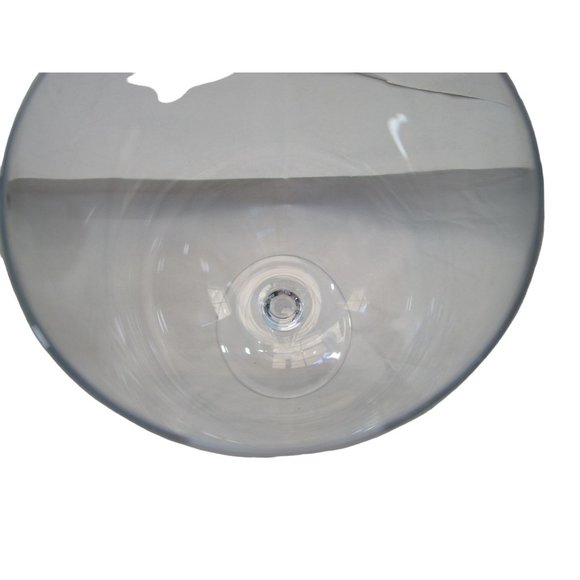 Tiffany Crystal Classic Home Burgundy Wine Pulled Stem Applied Foot EUC - Picture 10 of 16